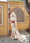 White Special By Kashvi Dull Moss Daily Wear Sarees Wholesale Shop In Surat	